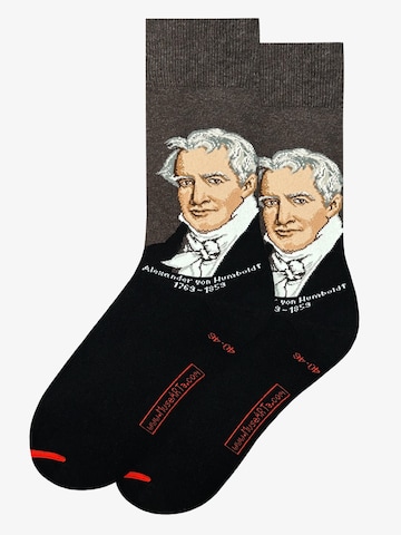 MuseARTa Socks 'Joseph Karl Stieler - Alexander von Humboldt' in Black: front