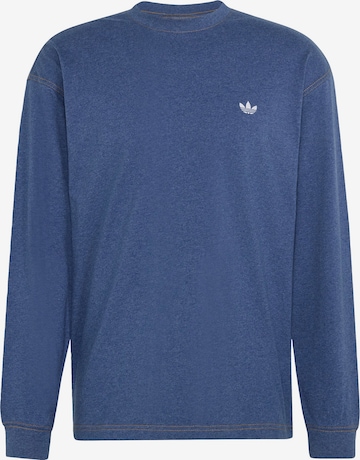 T-Shirt 'Trefoil Essentials' ADIDAS ORIGINALS en bleu : devant