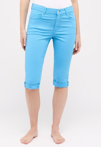 Coupe slim Pantalon 'CAPRI TU' Angels en bleu : devant