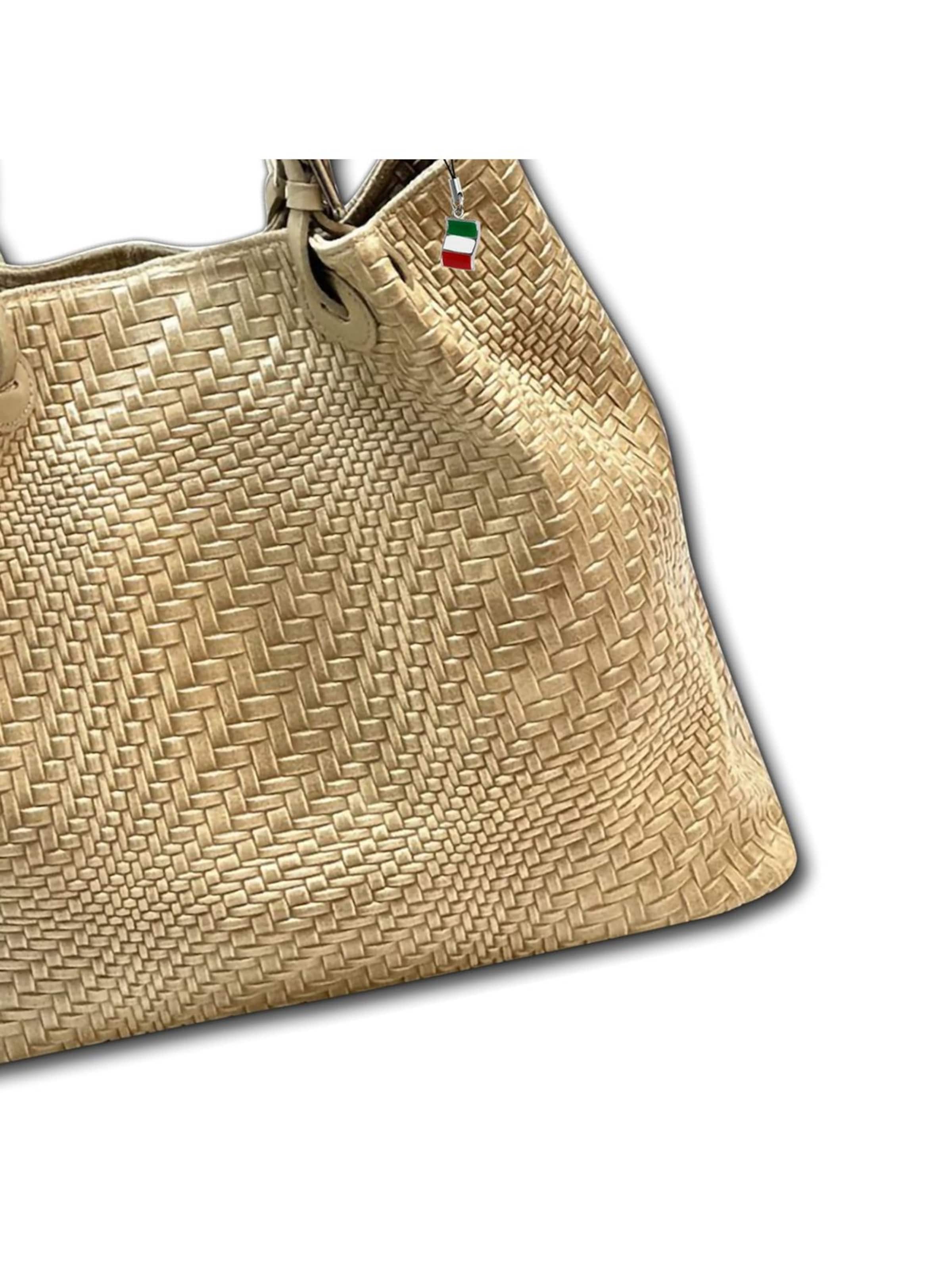 Florence Shoulder Bag in Beige