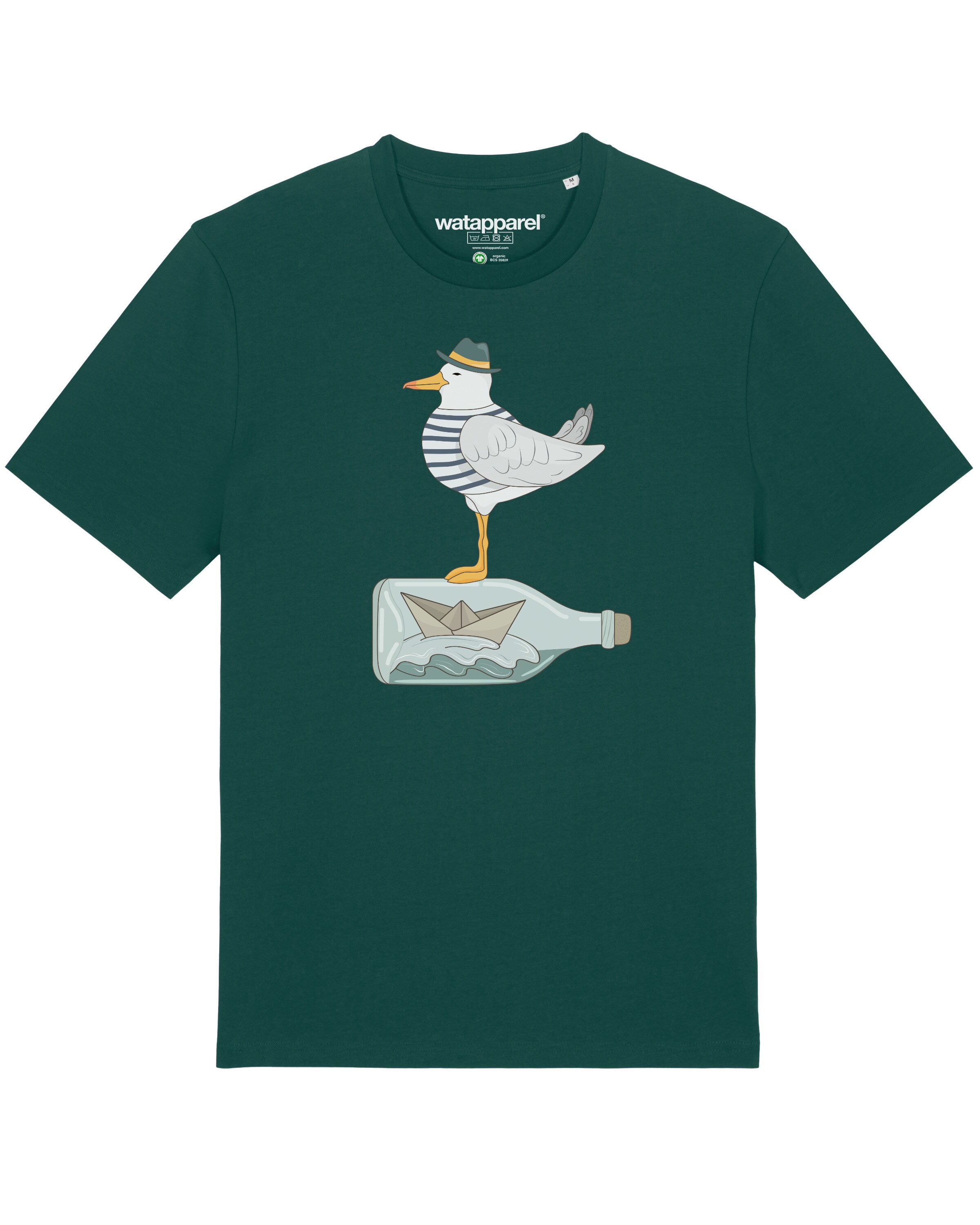 Watapparel Shirt in Groen: voorkant