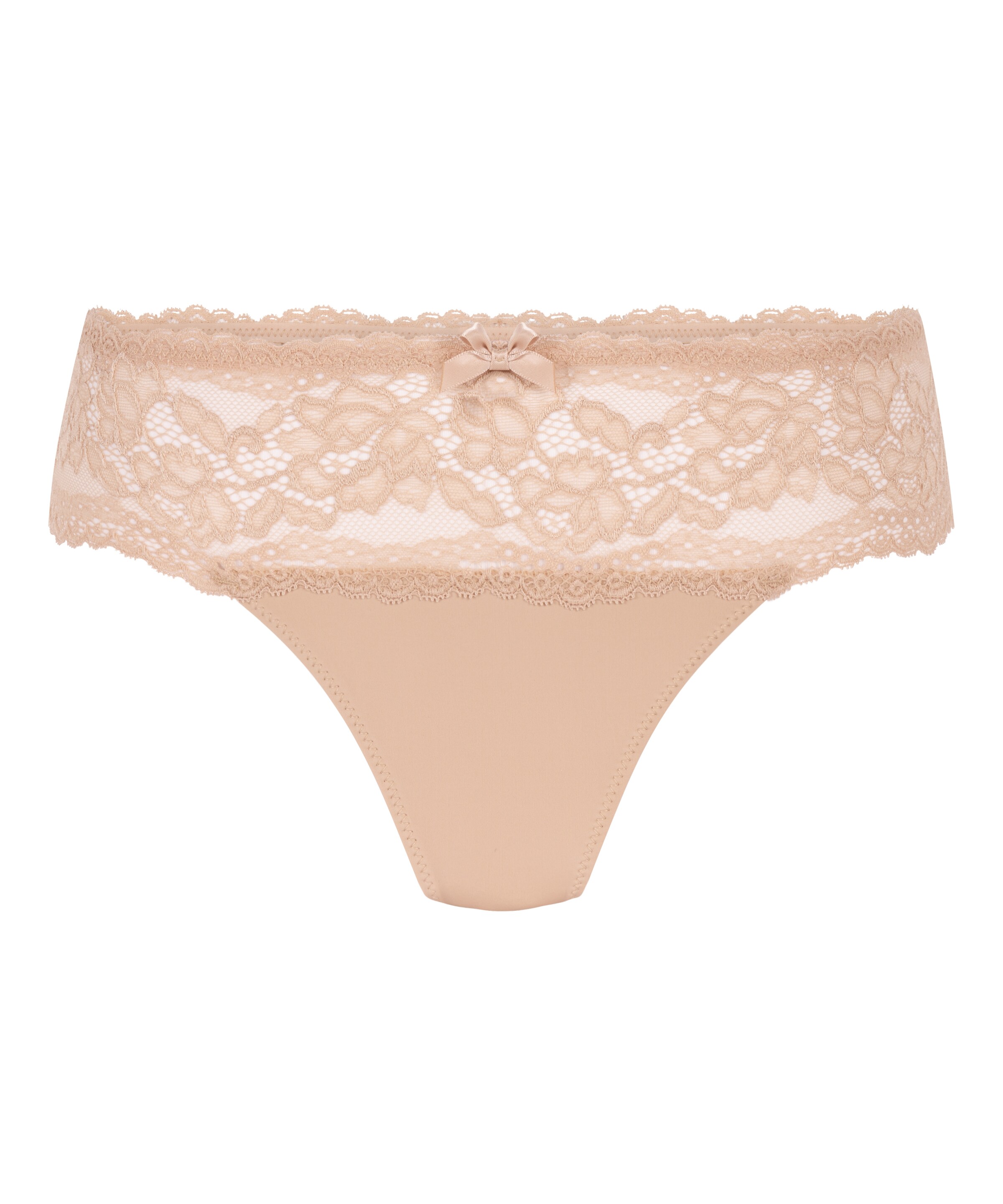 String 'Florence' Hunkemöller en beige : devant