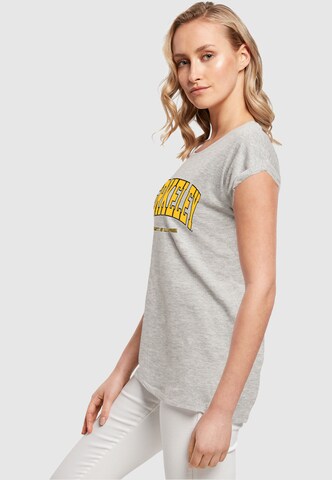 Merchcode T-Shirt 'Berkeley University - Arch' in Grau