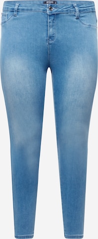 Missguided Plus Skinny Jeans 'ANARCHY' in Blauw: voorkant