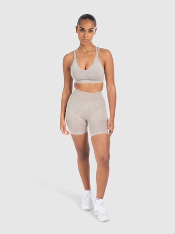 Bustier Haut de sport Smilodox en marron