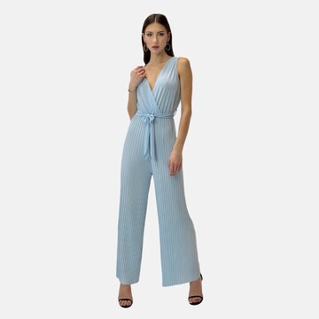Elara Jumpsuit in Blauw: voorkant