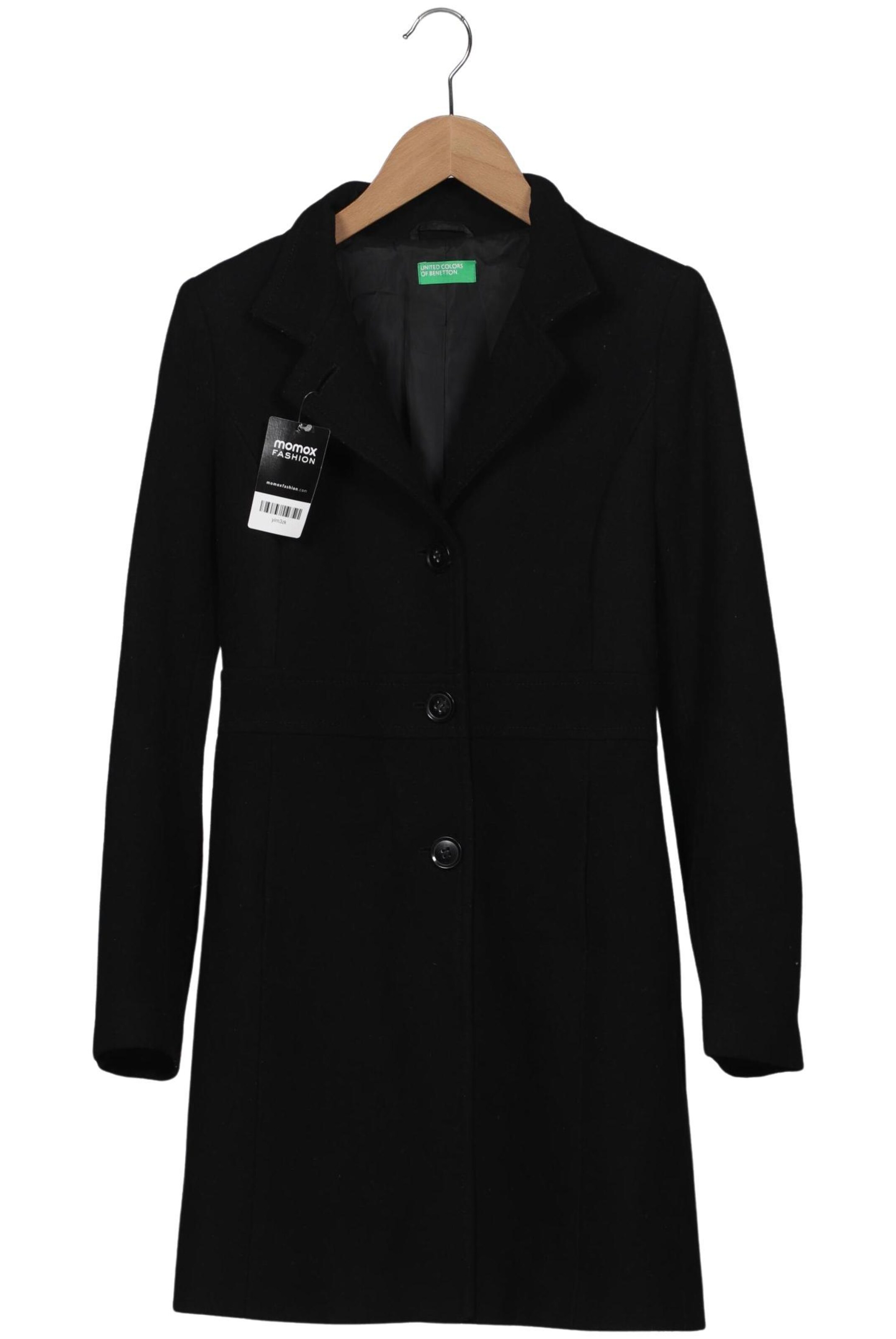 UNITED COLORS OF BENETTON Mantel XXS in Schwarz: Vorderseite