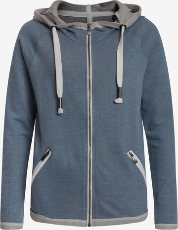 Daily’s Zip-Up Hoodie in Blue: front