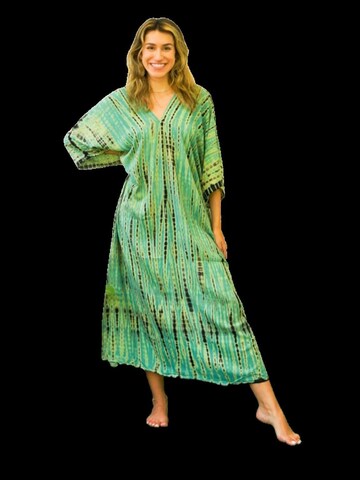 PfauGermany Summer Dress 'Kaftan' in Green