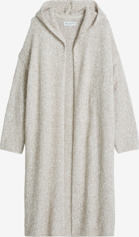Marc O'Polo Gebreid vest in Beige: voorkant