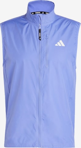 ADIDAS PERFORMANCE Спортивная жилетка 'Own the Run' в Синий: спереди