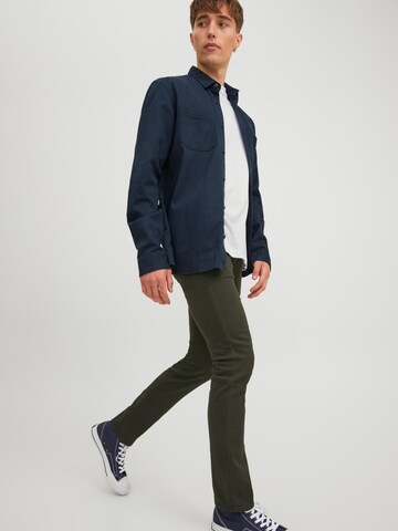 JACK & JONES Slim fit Jeans 'Glenn' in Green