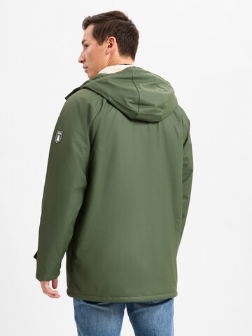 Derbe Winterparka 'Trekholm' in Groen