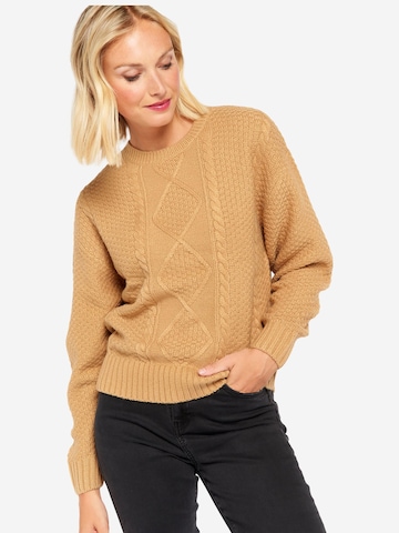 LolaLiza Sweater in Brown: front