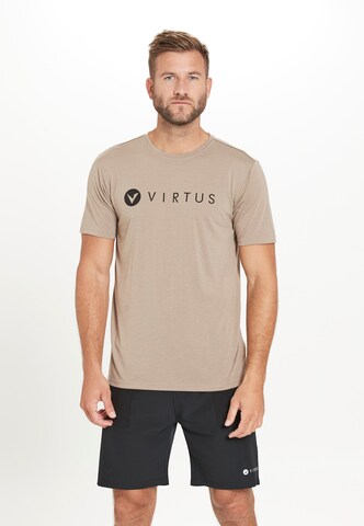 Virtus Shirt 'EDWARDO' in Beige: voorkant