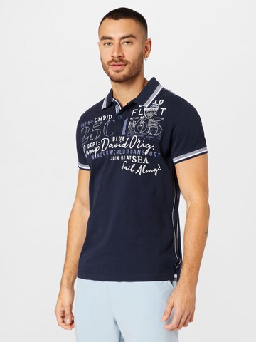 CAMP DAVID Shirt in Blau: predná strana