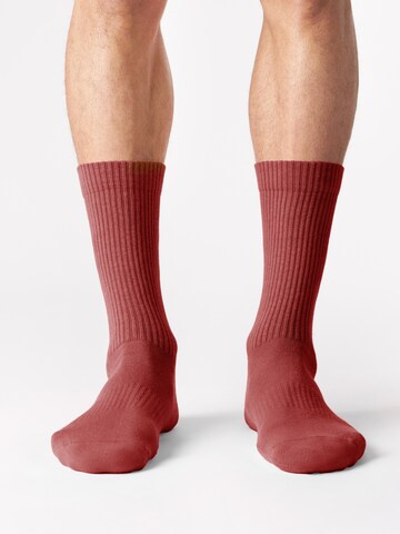 Von Jungfeld Socks 'CASUAL CLASSIC' in Red: front