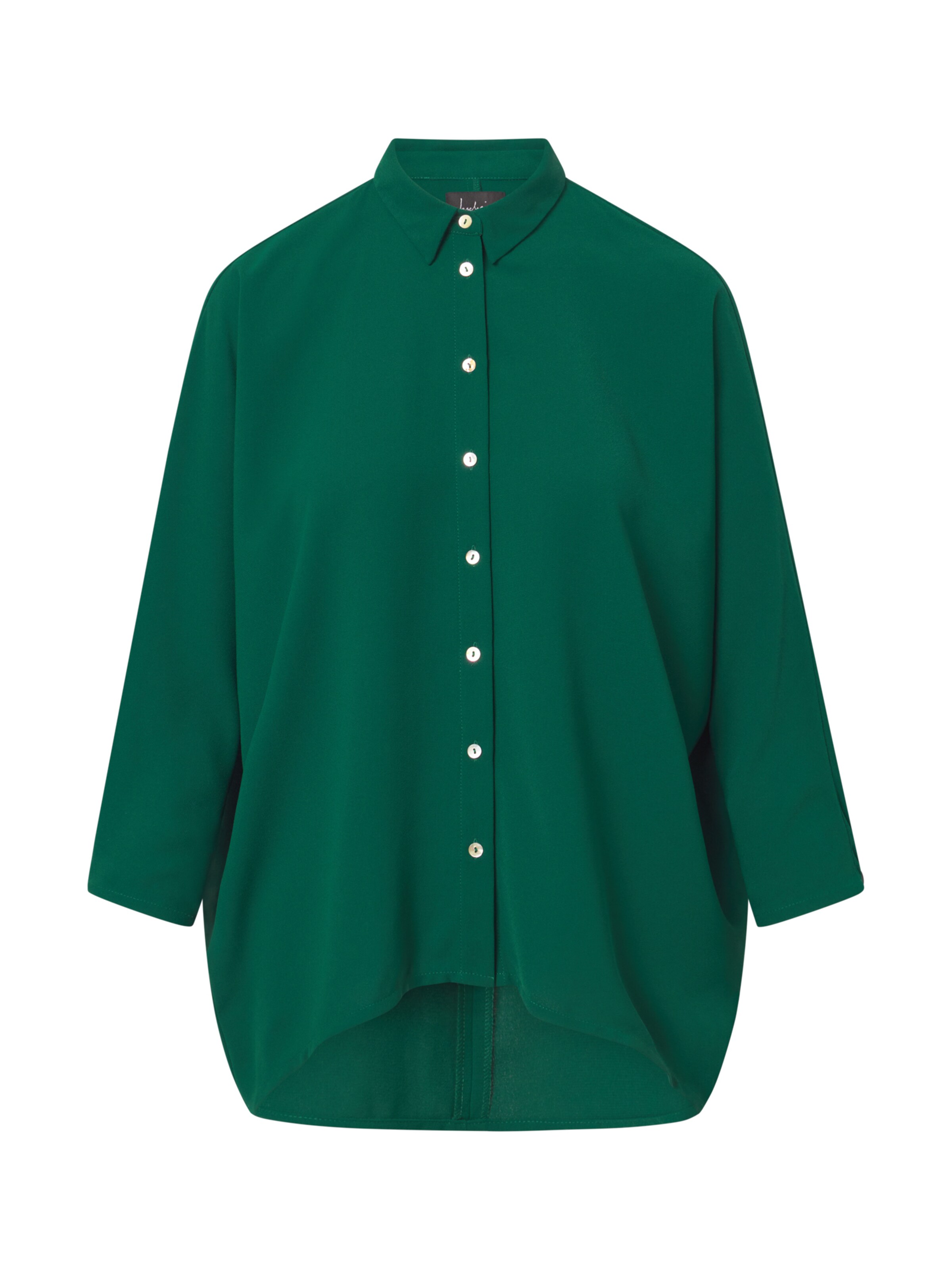 Jascha Stockholm Bluse 'Foucault' i grøn: forside