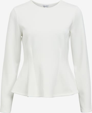 T-shirt OBJECT en blanc : devant