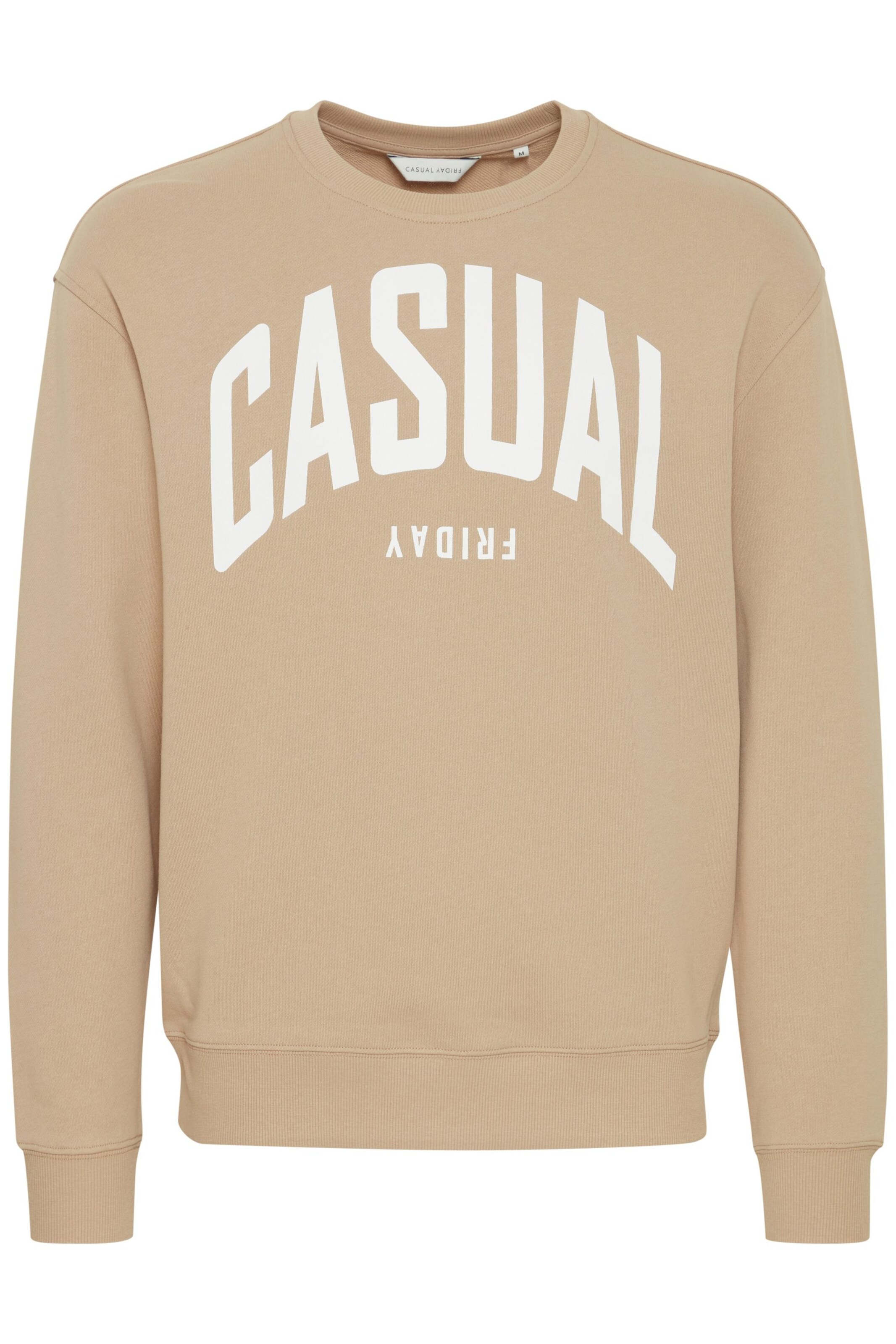 Sweat-shirt 'Sage' Casual Friday en beige : devant