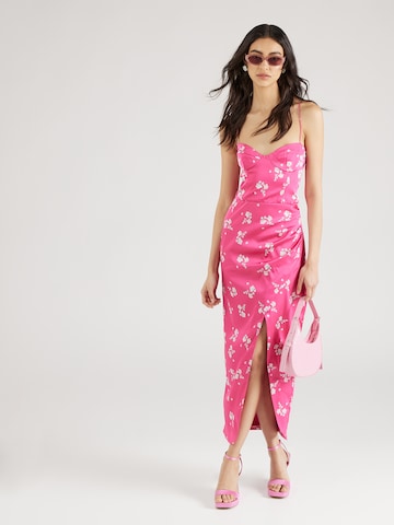 Bardot Коктейльное платье в Ярко-розовый