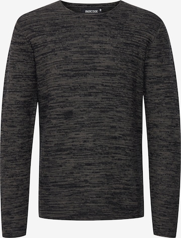 INDICODE JEANS Pullover 'Bayne' in Grau: predná strana