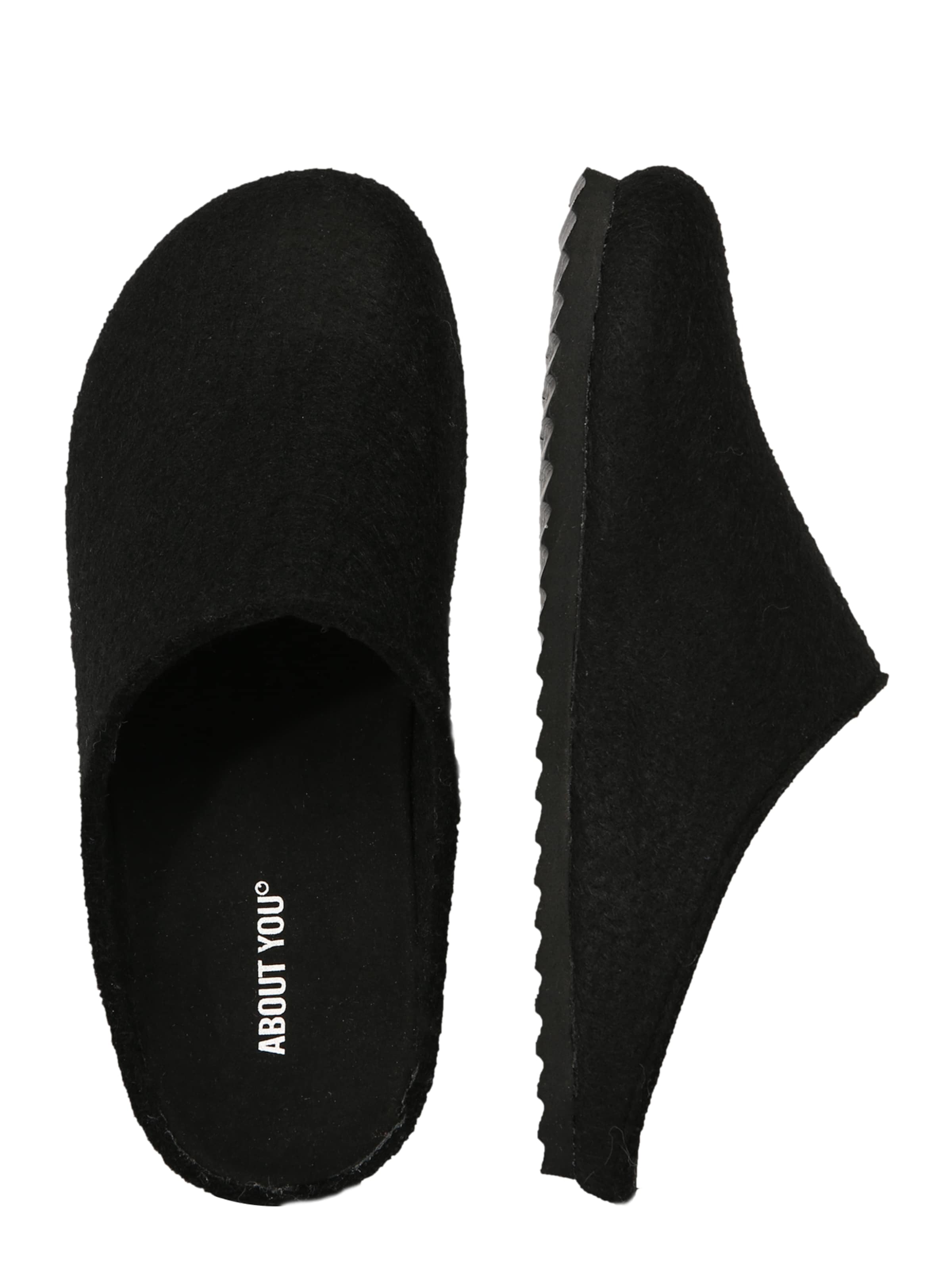 Pantoufle 'Anouk' ABOUT YOU en noir