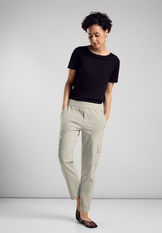 STREET ONE Slimfit Cargohose in Beige