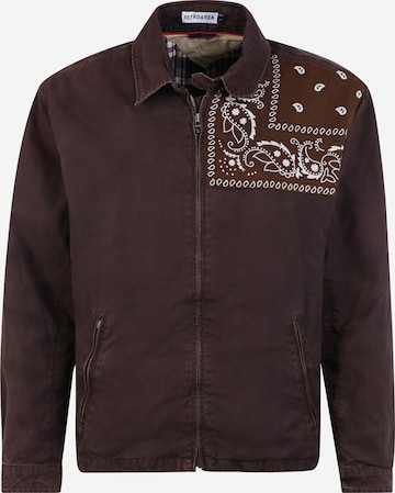 RETROAREA Between-Season Jacket in Brown: front