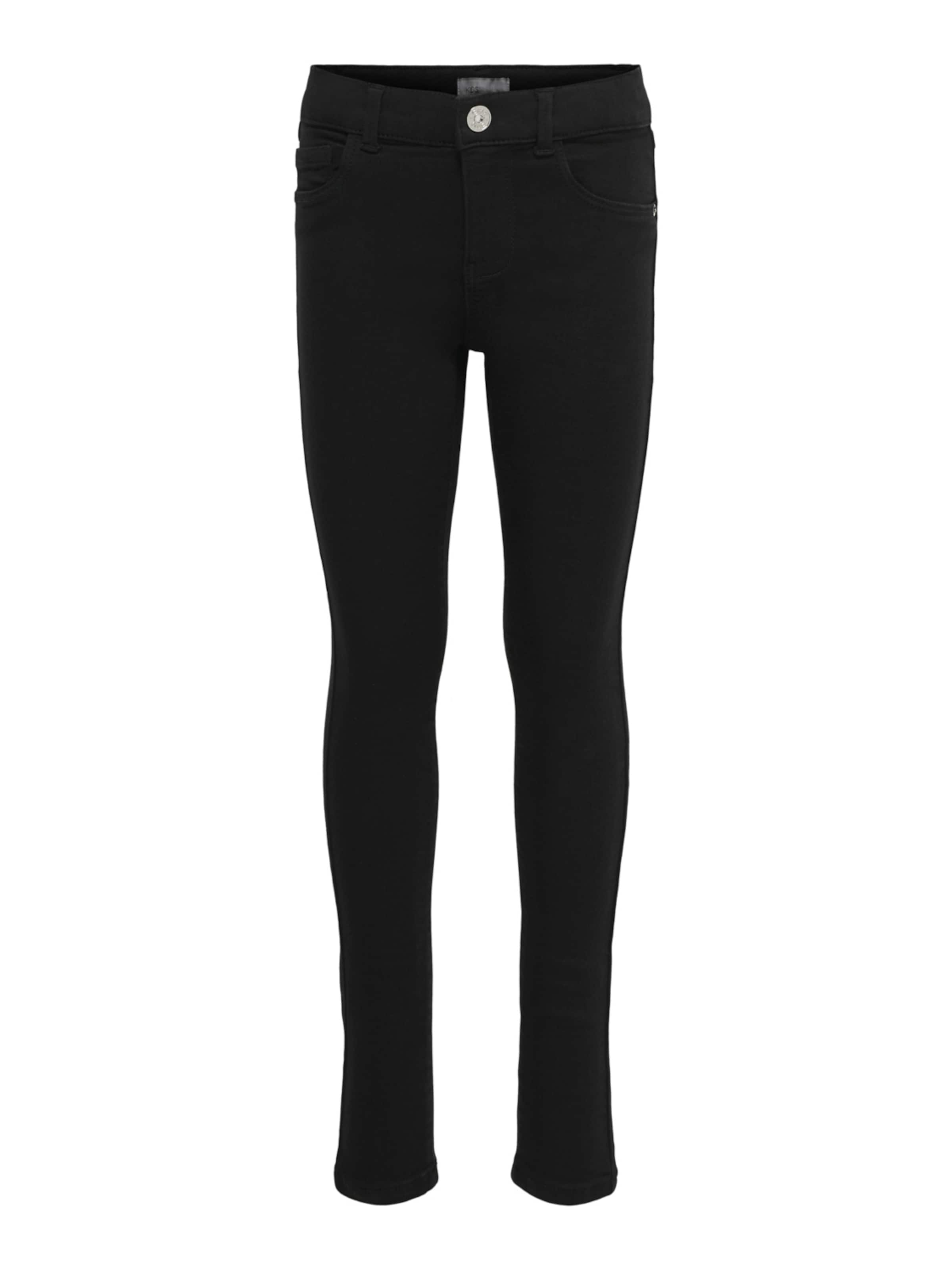 ONLY GIRLS - Slimfit Vaquero 'Rain' en negro: frente