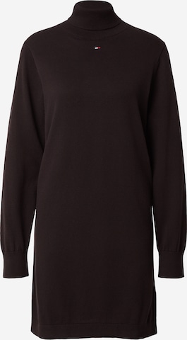 Tommy Jeans Трикотажное платье 'ESS' в Черный: спереди