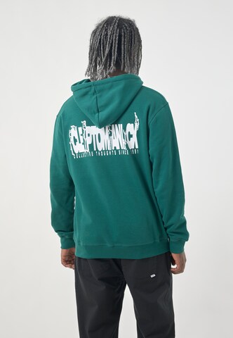 Cleptomanicx Sweatshirt 'Collective' in Green