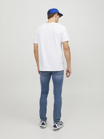 JACK & JONES - Slimfit Calças de ganga 'Glenn' em azul