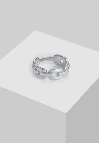 ELLI Ring Knoten, Twisted in Silber