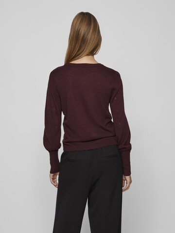 VILA Sweater in Red