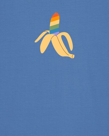 T-Shirt 'Rainbow Banana' Watapparel en bleu