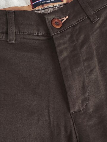 JACK & JONES - Regular Calças chino 'Ollie' em castanho