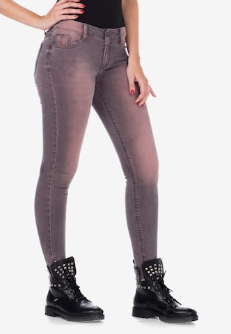 CIPO & BAXX Skinny Jeans 'WD355' in Roze