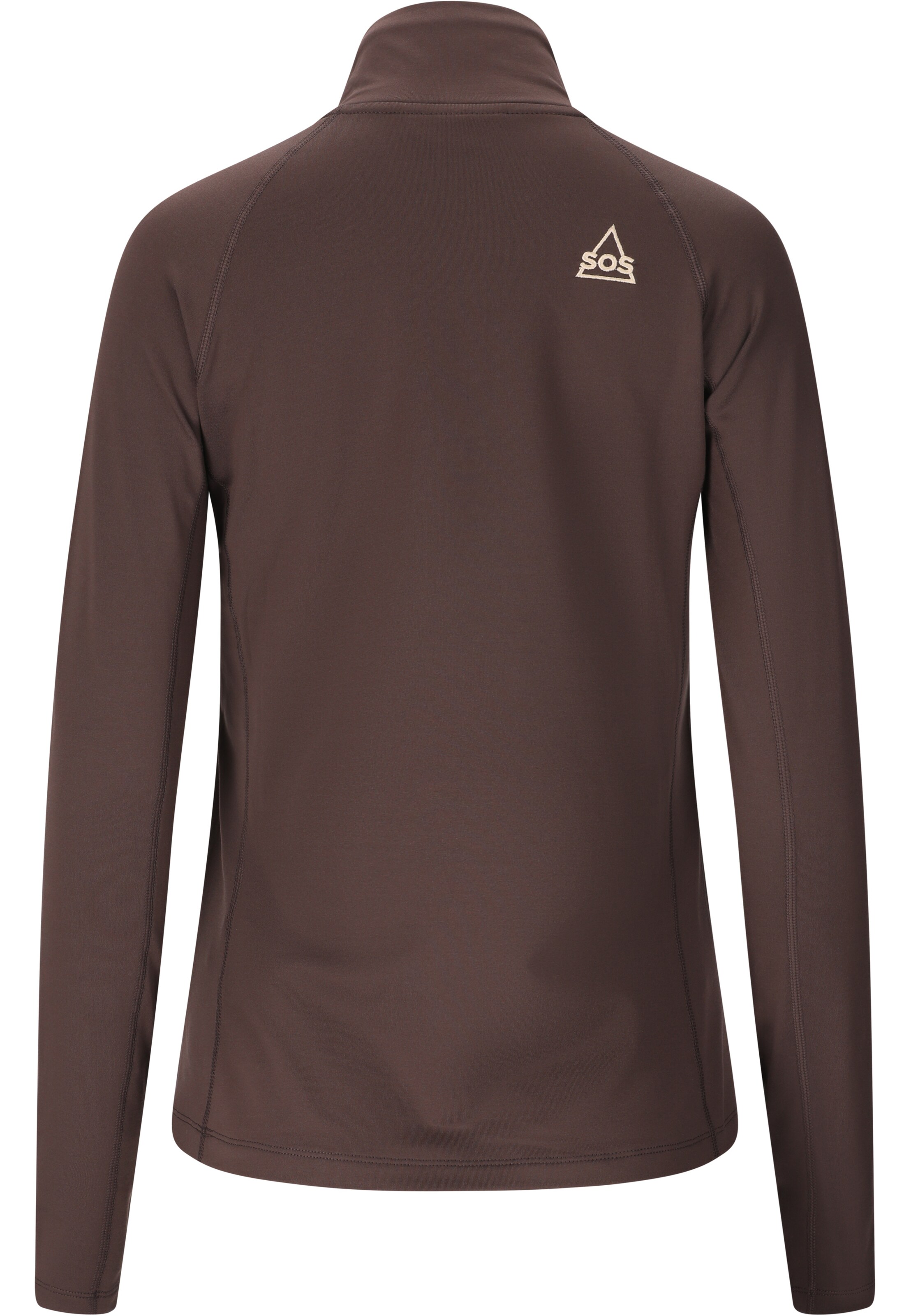 SOS Functioneel shirt 'Stratos' in Bruin