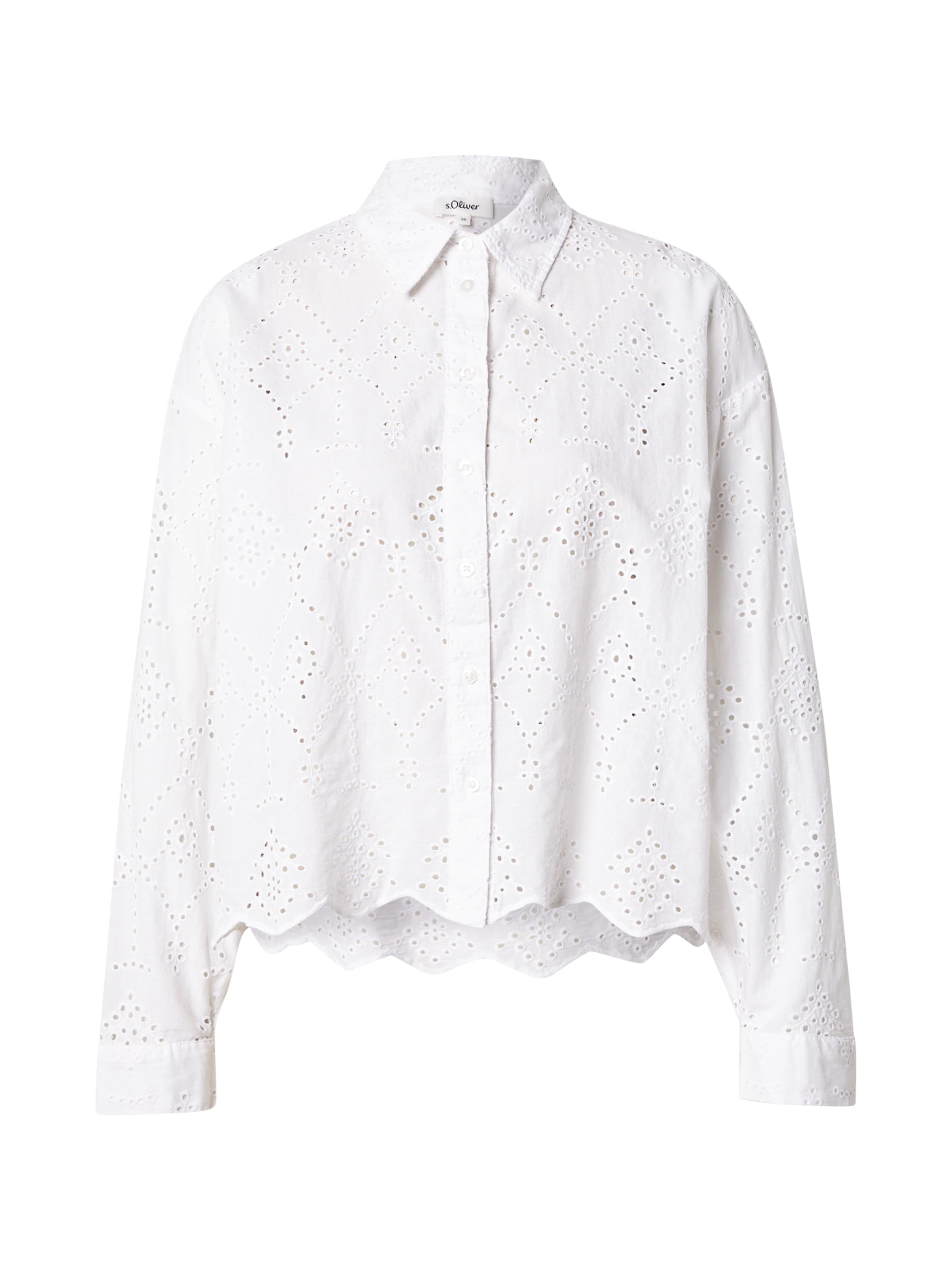 s.Oliver - Blusa em branco: frente