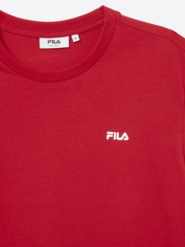 FILA - Camiseta 'LAAS regular tee' en rojo