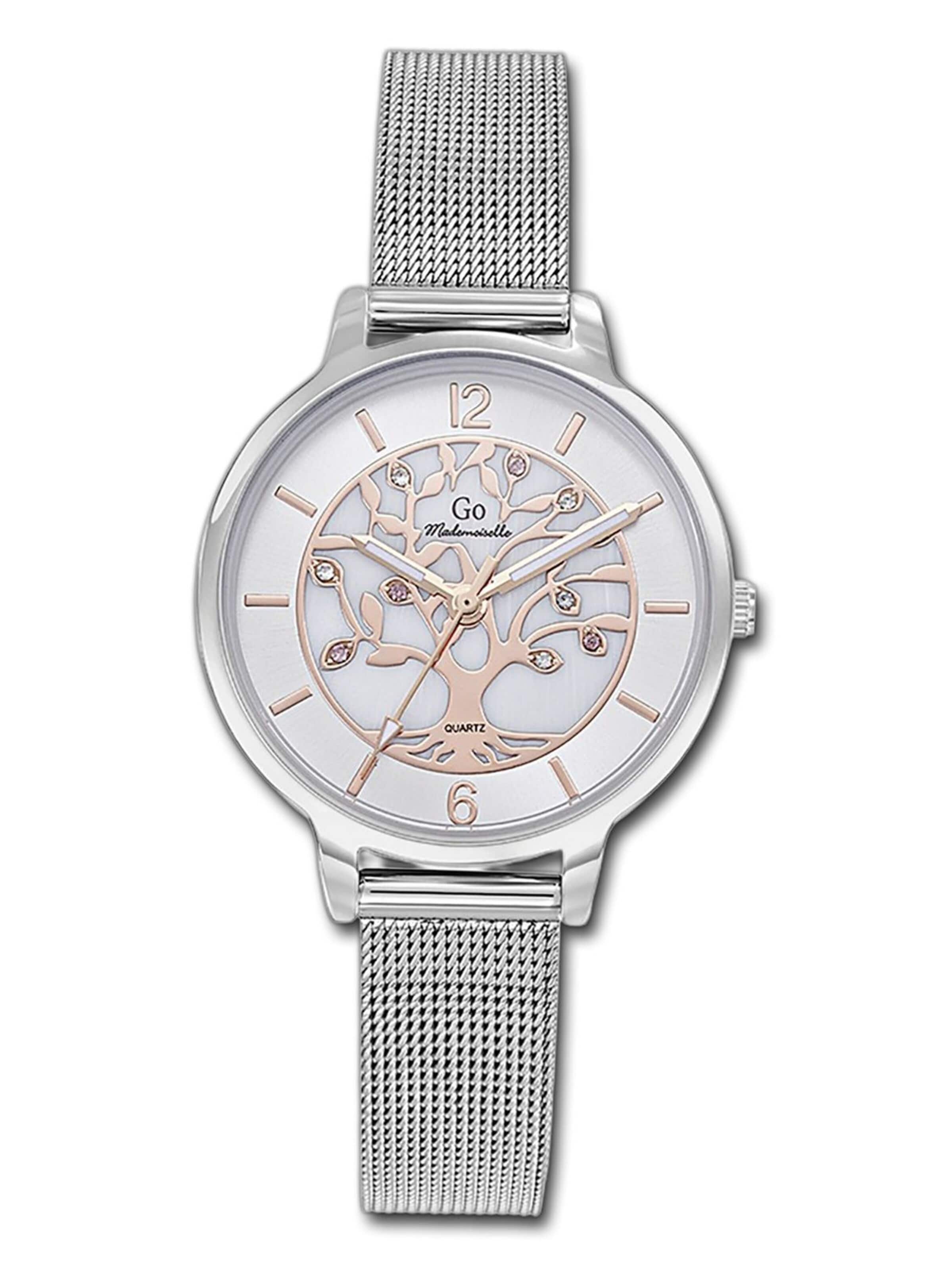 GO GirlOnly Analog Watch in Silver: front