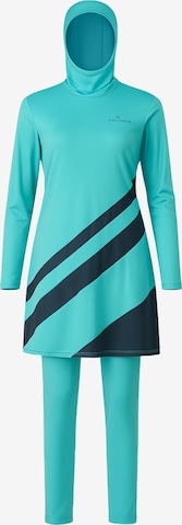 C&City Badeanzug in Blau: Vorderseite