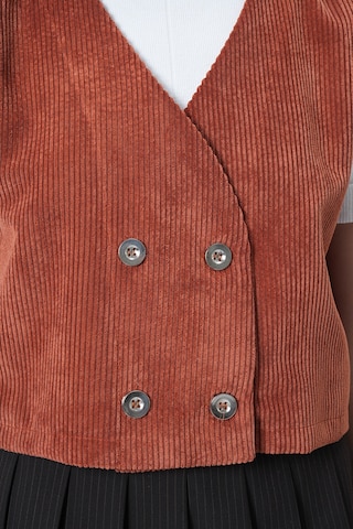 Trend Alaçatı Stili Bodywarmer in Bruin