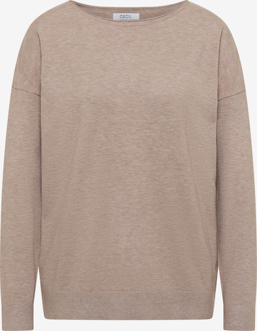 CECIL Sweater in Brown: front