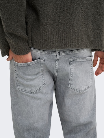 Only & Sons - regular Vaquero 'ONSWeft' en gris
