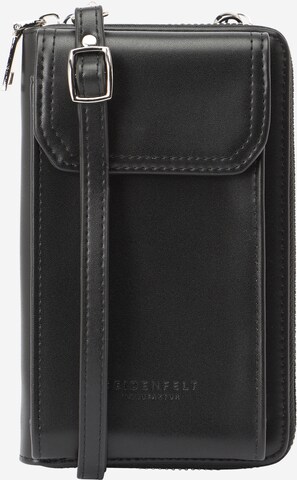 Seidenfelt Manufaktur Crossbody Bag 'Calla' in Black: front