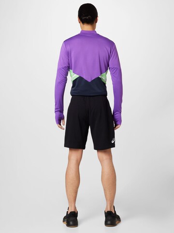 ASICS Regular Sportshorts in Schwarz