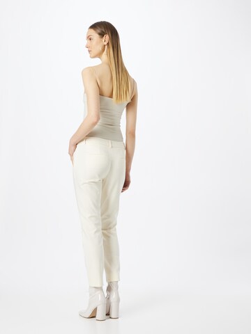 Marella Slim fit Chino trousers 'ANVERSA' in White