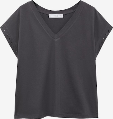 MANGO T-Shirt 'LUNA' in Grau: Vorderseite